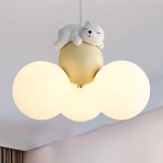Cartoonvormige hanglamp voor kinderkamer